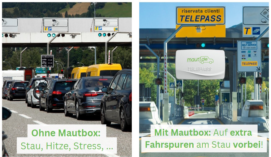 Schnell und Komfortabel durch Mautstationen - mit der maut1.de Mautbox